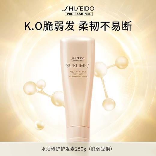 【专柜版】资生堂芯诗珀莉水活修护系列护发素（脆弱受损发质）250g 商品图0