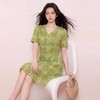 奢姿大码女装2026夏季胖妹妹轻奢优雅连衣裙气质V字肌理提花A字裙9962860009 商品缩略图3