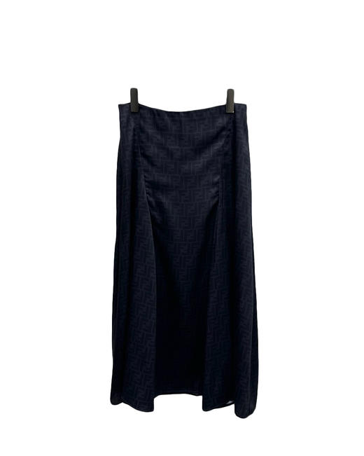 女款印花丝质压褶半裙 可配套装he011 商品图0