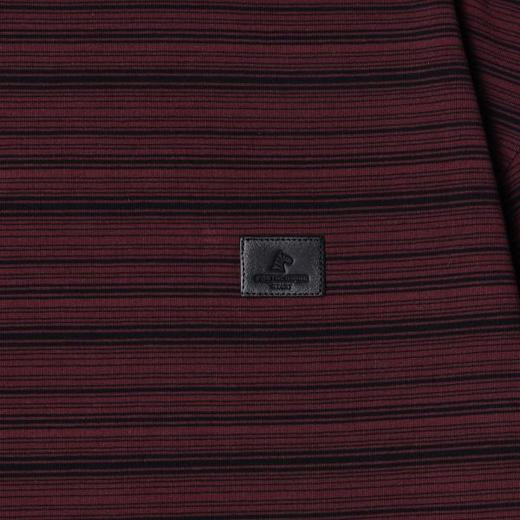 SDSA男装2026新款轻奢韩版撞色细条纹圆领短袖T恤百搭宽松上衣 商品图2