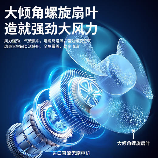 【冰感循环❗️夹立挂三用】USB桌面小风扇迷你办公室风扇台式学生USB大风力静音夹子风扇。ya 商品图3