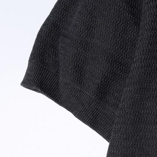 SDSA男装2026新款高贵轻奢老钱风撞色翻领短袖tT恤百搭时尚上衣 商品图3