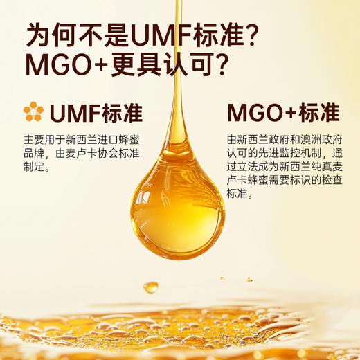 澳大利亚巴恩天然 活性麦努卡蜂蜜倒立装MGO30+ 250g 商品图2