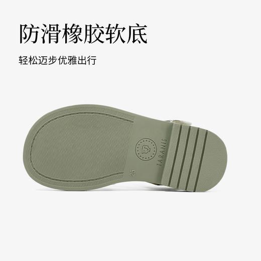 泰兰尼斯小童段夏季百搭罗马法个性编织凉鞋M11X3B2745 商品图5
