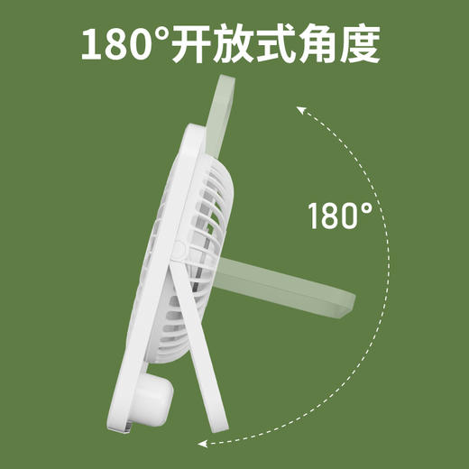 【轻薄机身❗️挂立两用】新款轻薄桌面风扇 usb充电便携可挂可立180°调节手持小风扇。ya 商品图3