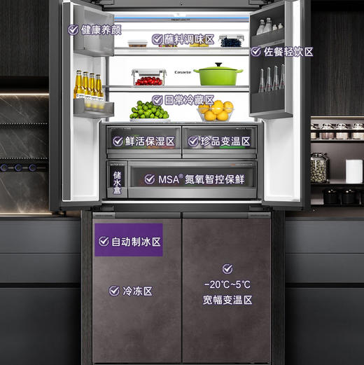 卡萨帝（Casarte）冰箱 BCD-600WGCTDAGVPU1 商品图7