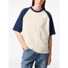 Am!新款插肩袖撞色水洗固色圆领短袖T恤 Z-15890 商品缩略图4