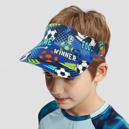 【轻盈透气❗️便携防晒】儿童运动空顶帽户外夏防晒帽遮阳帽夏印花无顶鸭舌帽。ya 商品图1