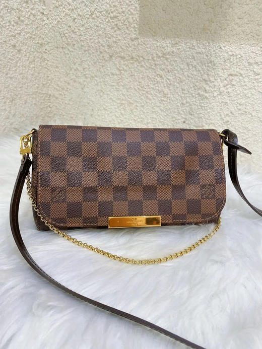lv 棕棋盘格 小号 Favorite 挚爱 斜挎包 商品图0