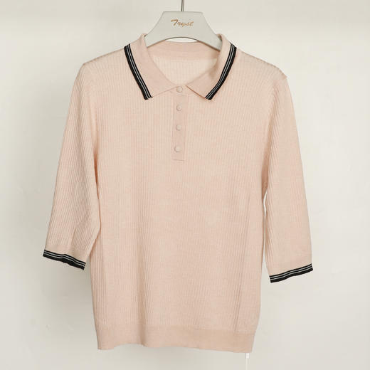 微信26C614-3101中袖羊毛衫 商品图2