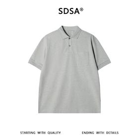 SDSA男装2026新款高贵轻奢潮牌时尚POLO衫短袖T恤百搭简约上衣