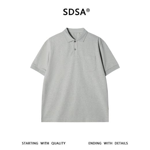 SDSA男装2026新款高贵轻奢潮牌时尚POLO衫短袖T恤百搭简约上衣 商品图0