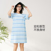 爱帝女士纯棉印花睡裙夏季短袖家居裙 商品缩略图5