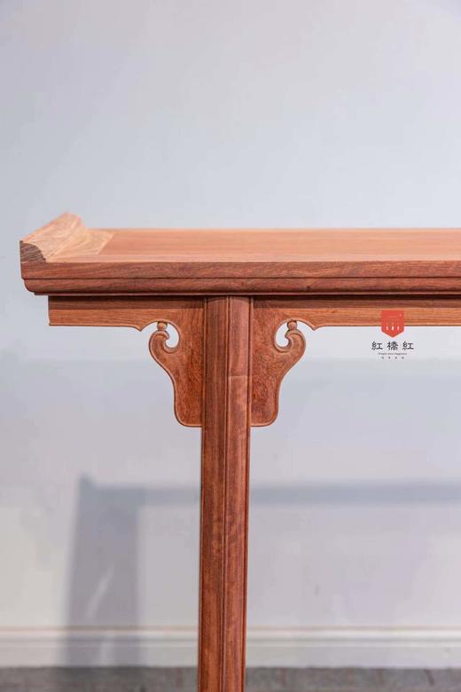 红桥红  家具严选  缅甸花梨（大果紫檀）  【160带脚托 云牙翘头案】 商品图2