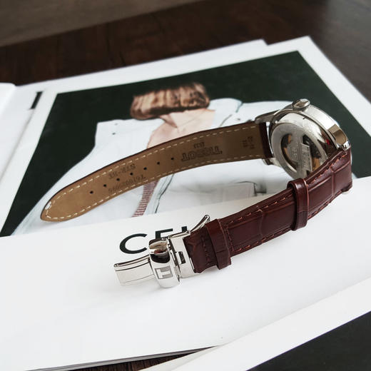 【95新】TISSOT 天梭T41.1.423.53自动机械机芯日期显示39MM（男款）力洛克系列精钢260226NJS12 商品图5