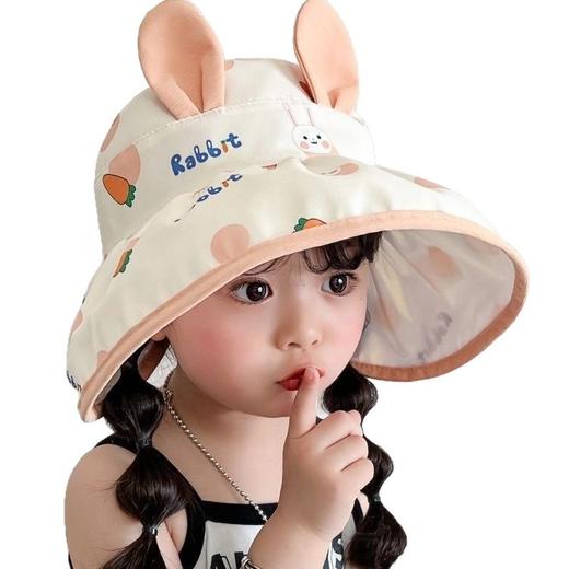 【可爱超萌❗️空顶防晒帽】儿童遮阳帽夏季薄款大帽檐女童可爱超萌男童宝宝空顶防晒帽。ya 商品图4