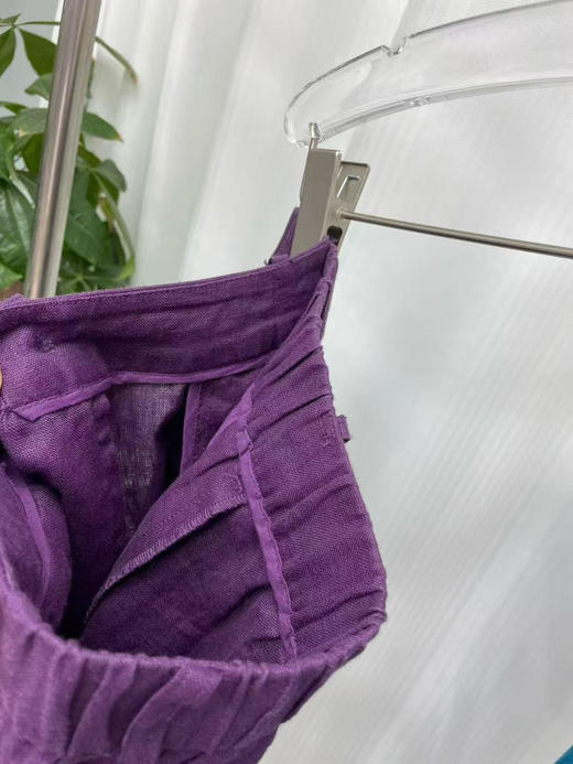 原单新款亚麻超火爆八分裤 商品图3