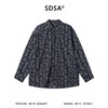 SDSA男装2026新款高贵轻奢时尚撞色满印植物花卉长袖衬衫百搭休闲 商品缩略图0