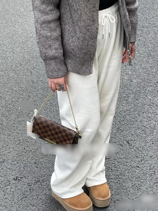 lv 棕棋盘格 小号 Favorite 挚爱 斜挎包 商品图3