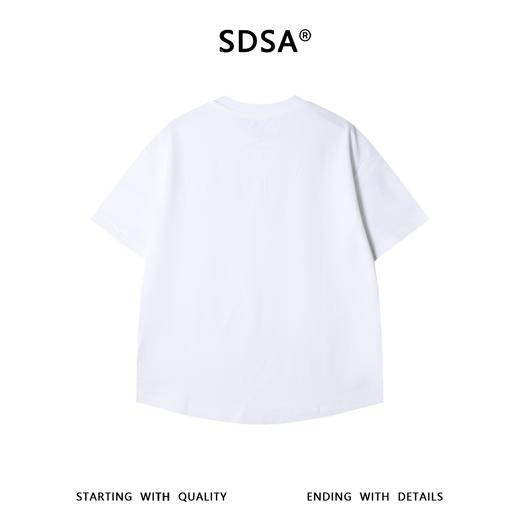 SDSA男装2026新款高贵轻奢韩系简约半按扣短袖T恤百搭宽松上衣 商品图4