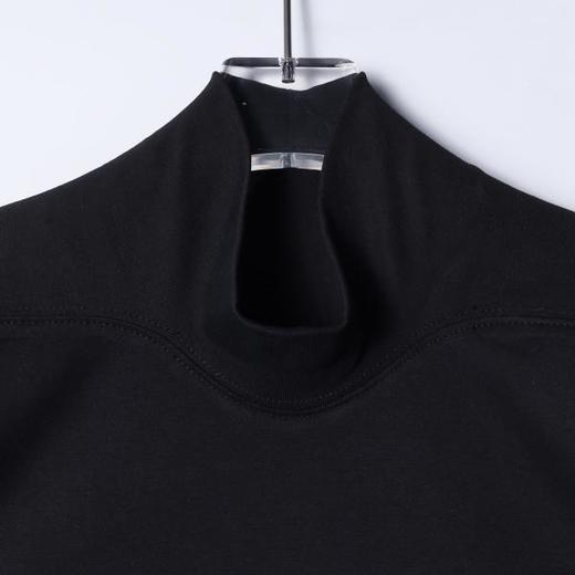 SDSA男装2026新款高贵轻奢韩系纯色半高领短袖T恤简约百搭上衣潮 商品图1