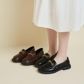 金属花边马衔扣乐福鞋2505