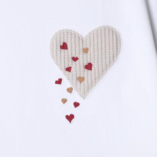 2611SDSA男装2026新款高贵轻奢简约时尚刺绣爱心设计圆领短袖T恤百搭 商品图3