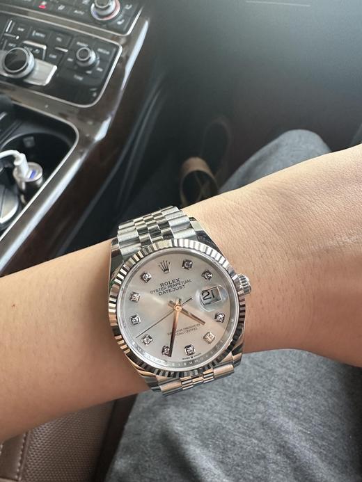 劳力士 白贝母间金日志腕表尺寸:36mm 商品图10