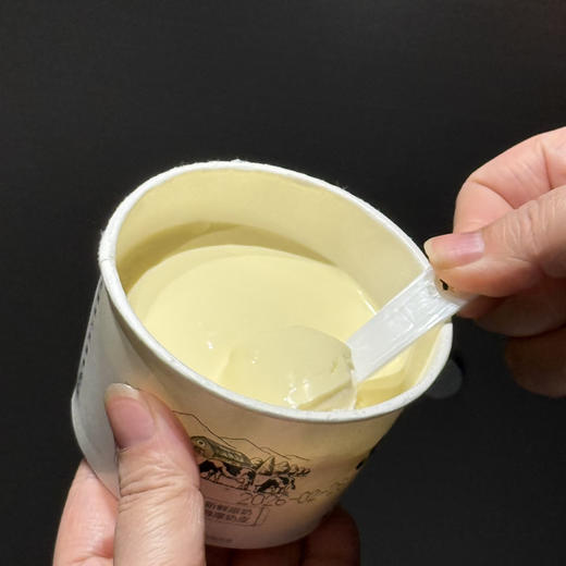 预售：石家庄优选仓库速达，壹家良品&奶皮子酸奶，厚厚的一层奶皮子，丝滑绵密，奶香浓郁，100g/杯 商品图3