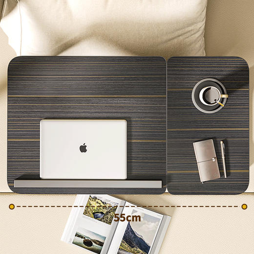 折叠办公桌床上小桌子 家用电脑桌学习书桌 卧室折叠桌学生宿舍简约桌子 商品图1