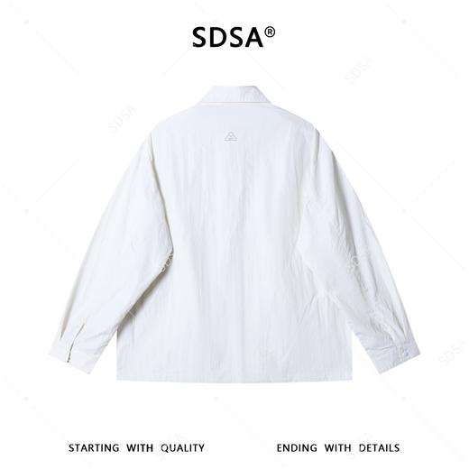 SDSA男装2026新款高贵轻奢日系纯色翻领夹克外套百搭休闲宽松上衣 商品图4