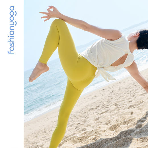 F16205优雅露背亚麻背心外搭 商品图8