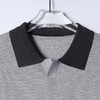 262537SDSA男装2026新款高贵轻奢老钱风撞色翻领短袖tT恤百搭时尚上衣 商品缩略图2
