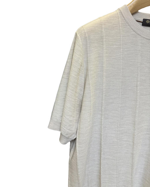 男款竖纹短袖针织衫la015 商品图3