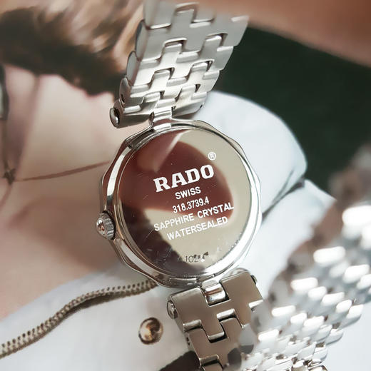 【95新】RADA 雷达R48739203石英机芯22.5MM（女款）佛罗伦萨系列精钢130326TJ02 商品图2