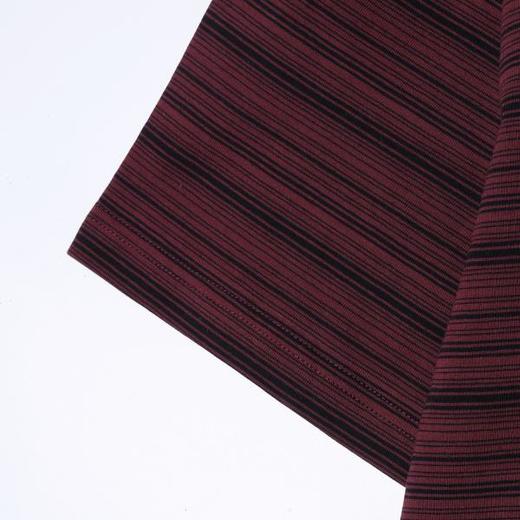 SDSA男装2026新款轻奢韩版撞色细条纹圆领短袖T恤百搭宽松上衣 商品图3