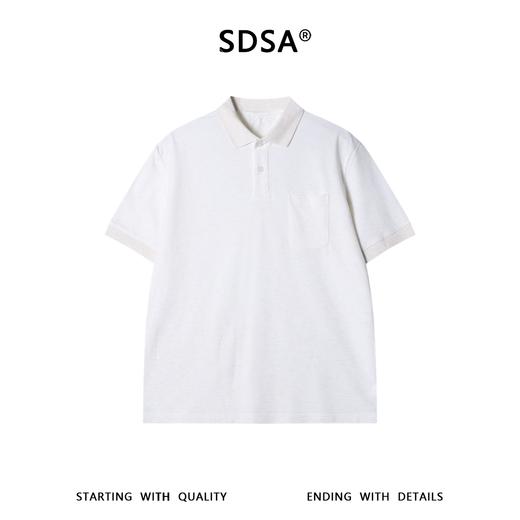SDSA男装2026新款高贵轻奢潮牌时尚POLO衫短袖T恤百搭简约上衣 商品图0