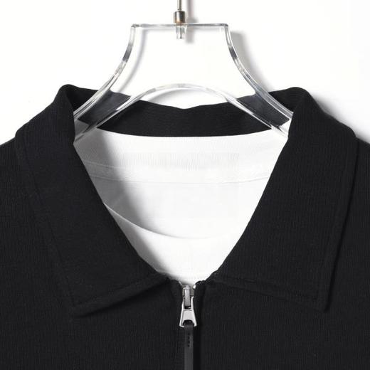 26612SDSA男装2026新款高贵轻奢潮牌简约假两件半拉链翻领短袖T恤百搭 商品图2