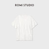 ROMI STUDIO”极简主义“舒适柔和磨毛棉感宽松打底短袖 RWCSSG7270 商品缩略图5