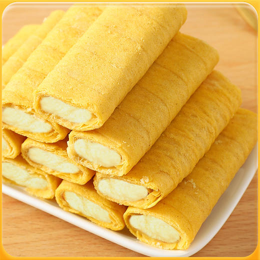 神探伍伍低糖流心燕麦蛋卷芝士味高蛋白休闲代餐零食品散装150g 商品图5