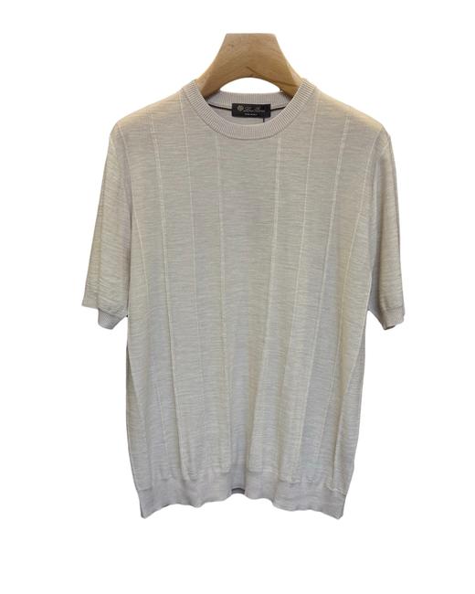 男款竖纹短袖针织衫la015 商品图1