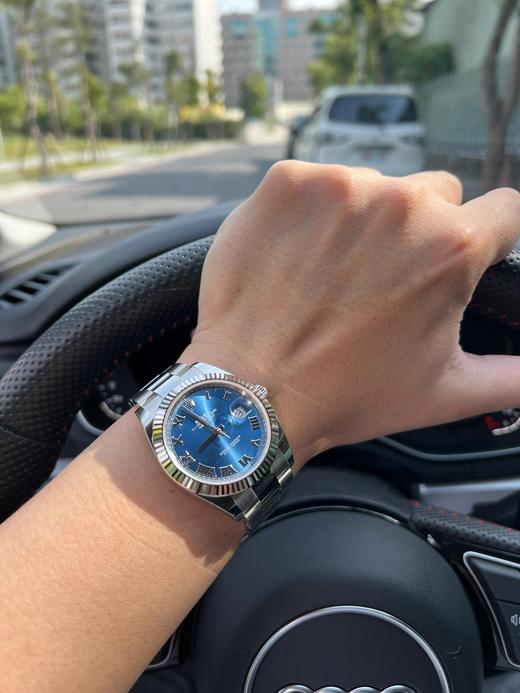 劳力士 日志型系列绿罗腕表904L精钢表壳表带尺寸:41mm 商品图5