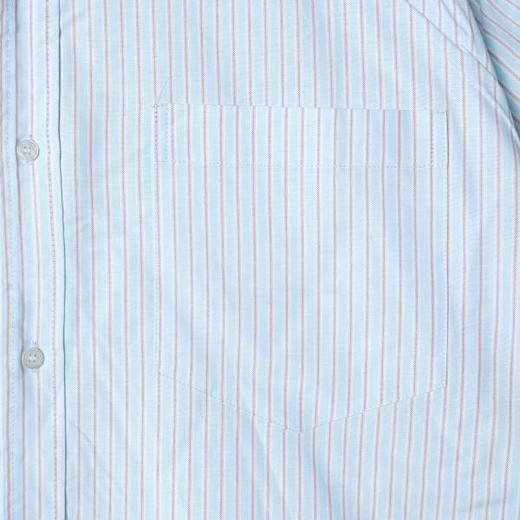 SDSA男装2026新款高贵轻奢潮牌小清新竖纹短袖衬衫百搭宽松上衣 商品图2