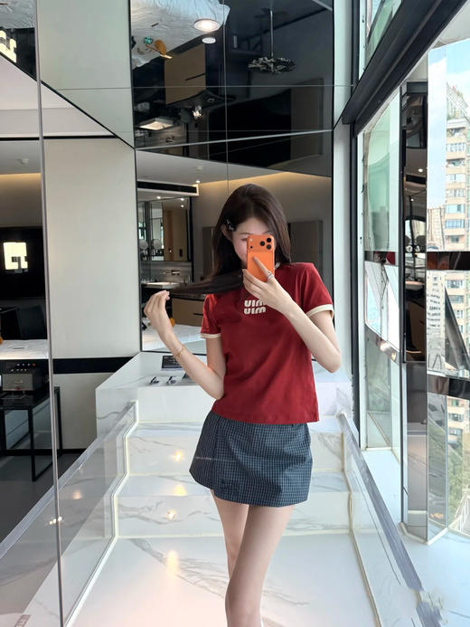 【非质量问题不退换】MiuMiu 26早春新款短袖（XHH） 商品图3