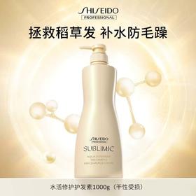 【专柜版】资生堂芯诗珀莉水活修护系列护发素（干性受损发质）1kg