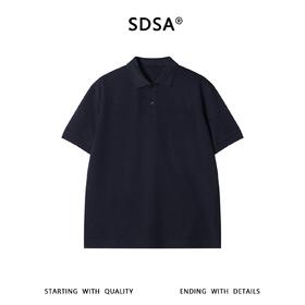 SDSA男装2026新款高贵轻奢潮牌时尚POLO衫短袖T恤百搭简约上衣