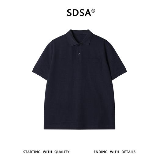 SDSA男装2026新款高贵轻奢潮牌时尚POLO衫短袖T恤百搭简约上衣 商品图0