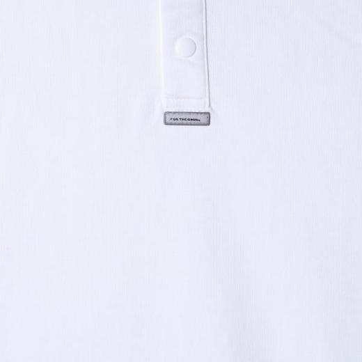 SDSA男装2026新款高贵轻奢韩系简约半按扣短袖T恤百搭宽松上衣 商品图2