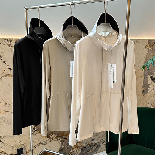 官网1290！头面颈手全包围~C家抽身轻薄透气防晒衣UPF50+原纱防紫外线收腰大帽围护脸休闲外套女 商品图5