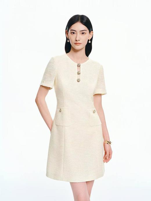 珂莱蒂尔koradior女装浪漫香风连衣裙KF13321E1 商品图0